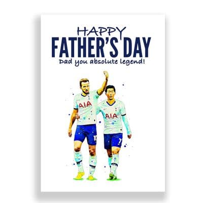 Tottenham Hotspur Father's Day Card | Harry Kane | Son Heung-min