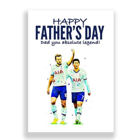 Tottenham Hotspur Father's Day Card | Harry Kane | Son Heung-min