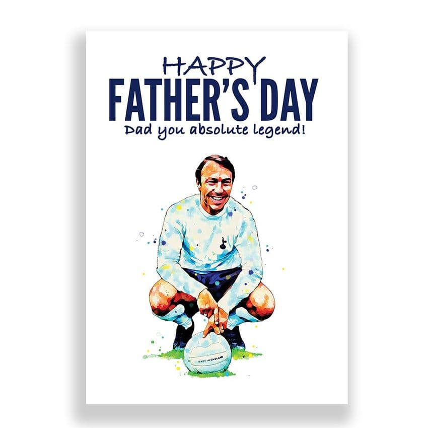 Tottenham Hotspur Father's Day Card | Jimmy Greaves