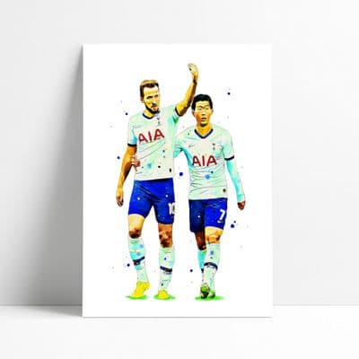 Tottenham Hotspur | Son | Harry Kane Art Print