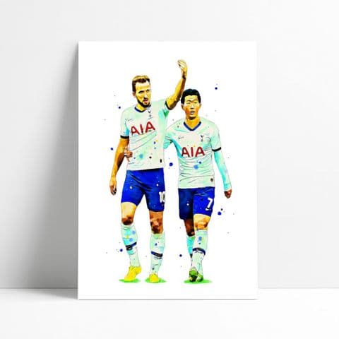 Tottenham Hotspur | Son | Harry Kane Art Print