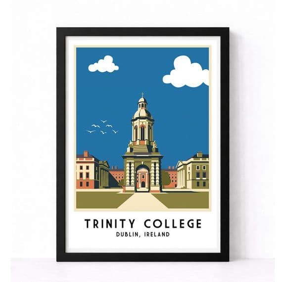 Trinity College | Dublin | Travel Print.