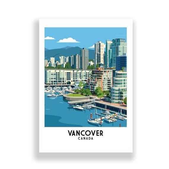 VANCOVER | CANADA | TRAVEL PRINT