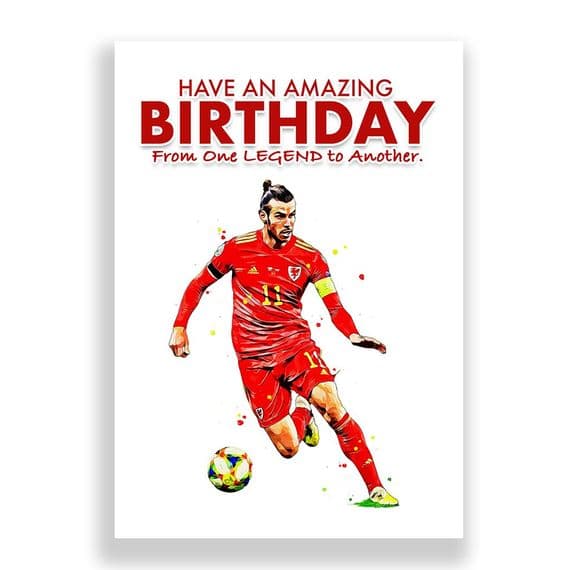 Wales | Gareth Bale Birthday Card