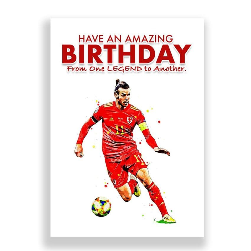 Wales | Gareth Bale Birthday Card