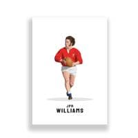 Wales Rugby Print | JPR Williams