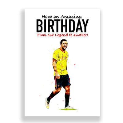 Watford Birthday  Card | Troy Deeney