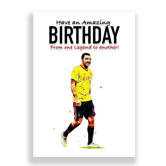 Watford Birthday  Card | Troy Deeney