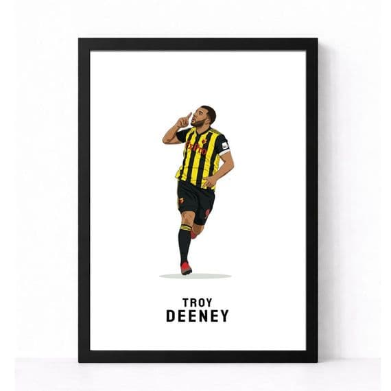 Watford Print | Troy Deeney
