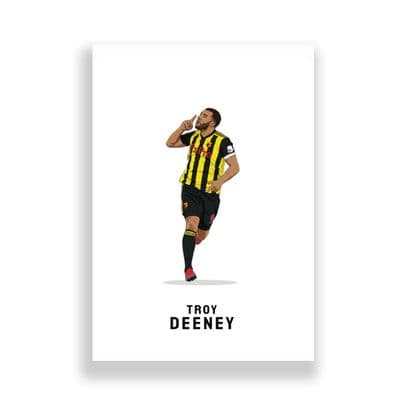 Watford Print | Troy Deeney