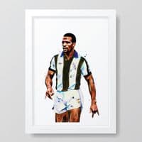WBA | west Bromwich Albion Cyrille Regis Art Print