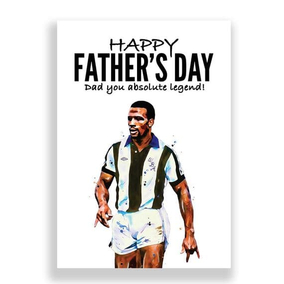 West Bromwich Albion  Father's Day Card | Cyrille Regis (1)