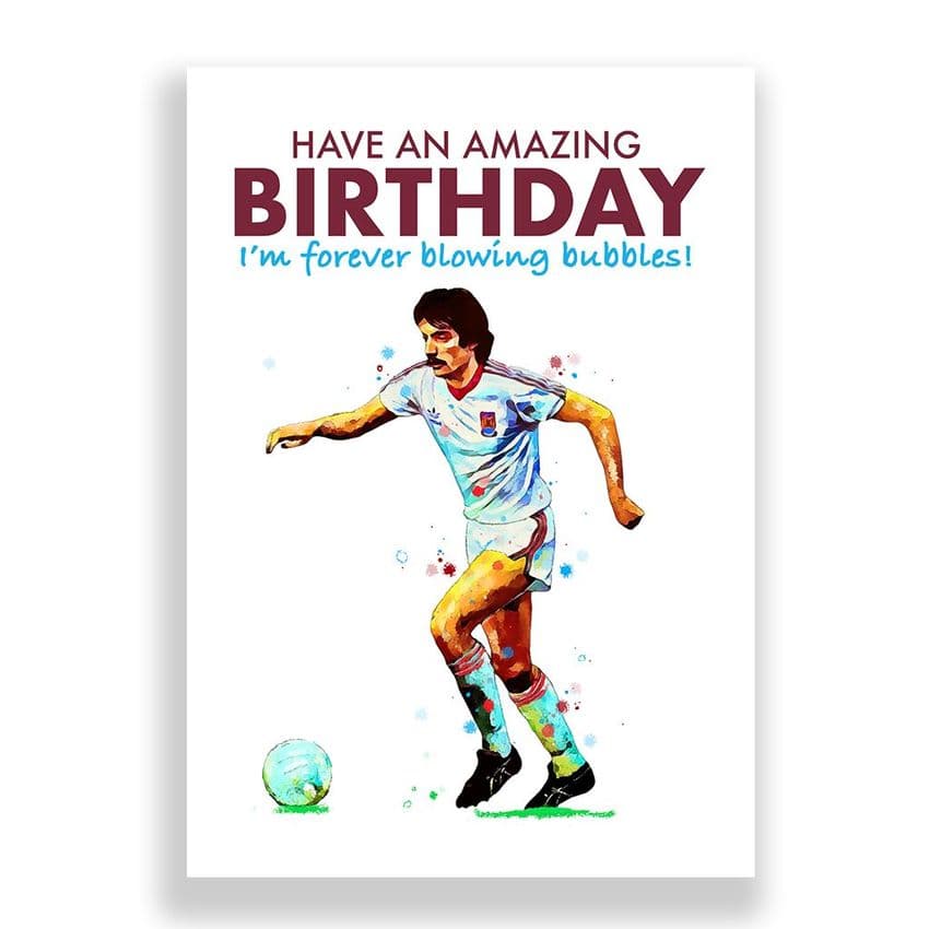 West Ham United Birthday Card | Alan Devonshire