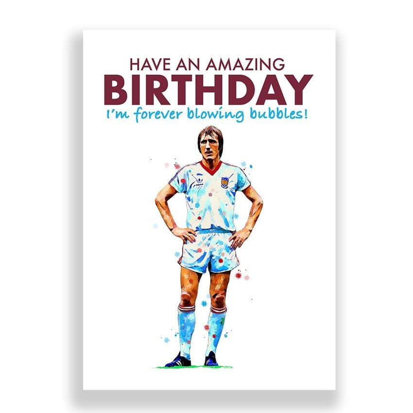 West Ham United Birthday Card | Billy Bonds