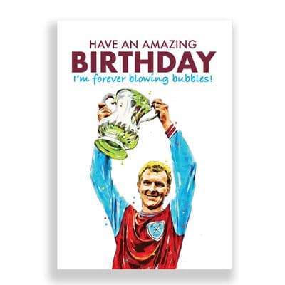 West Ham United Birthday Card | Bobby Moore FA Cup 1975