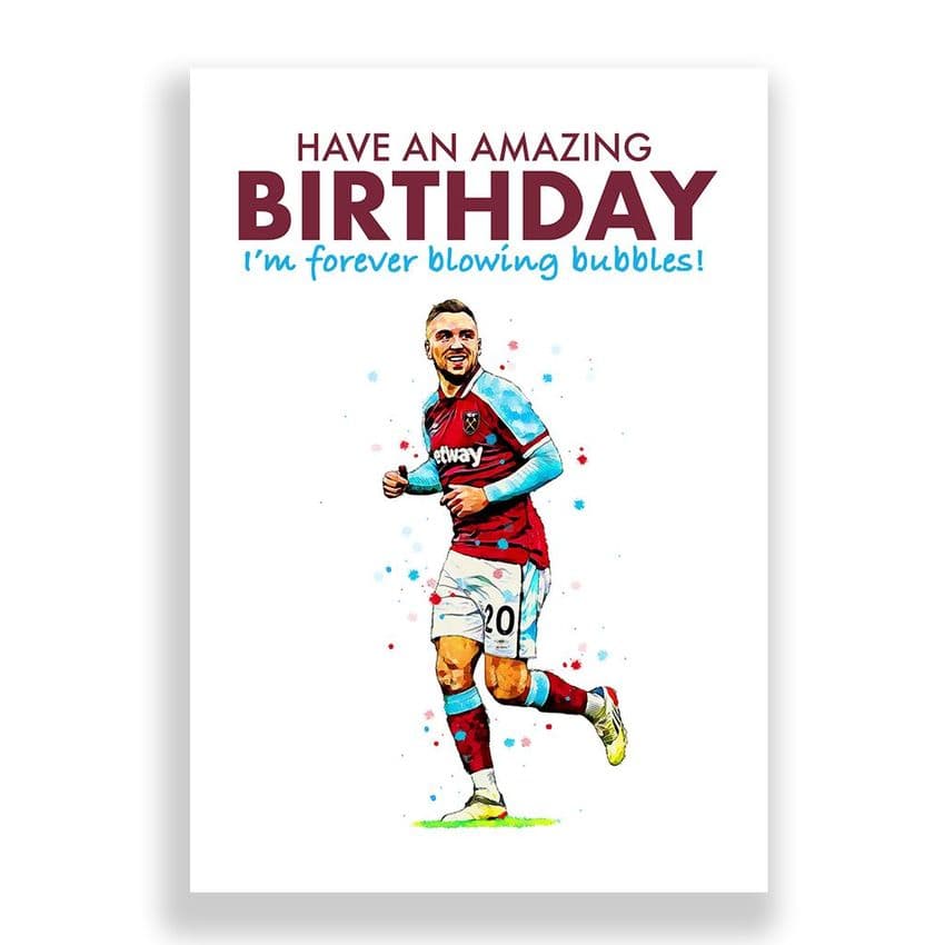 West Ham United Birthday Card | Jarrod Bowen (1)