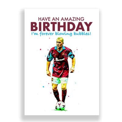 West Ham United Birthday Card | Julian Dicks