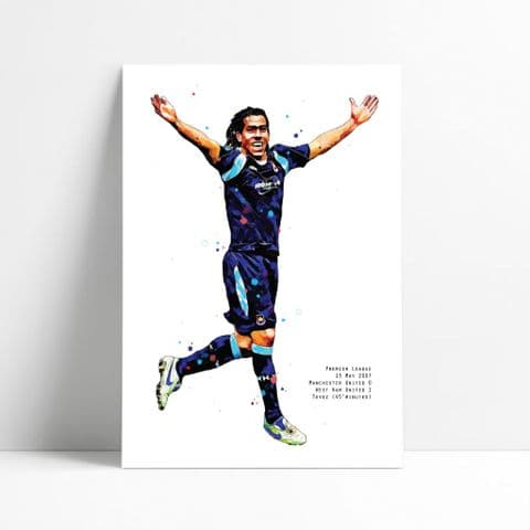 West Ham United | Carlos Tevez Art Print