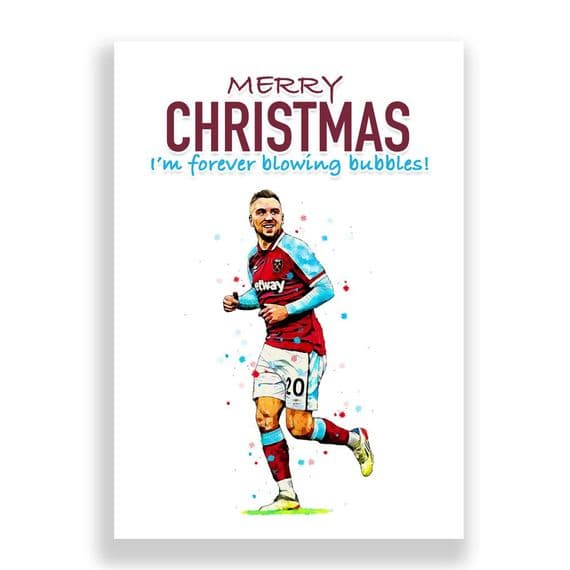 West Ham United Christmas Card | Jarrod Bowen