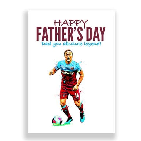 West ham United Father's Day Card | Mark Noble