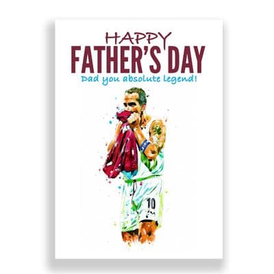 West ham United Father's Day Card | Paolo Di Canio