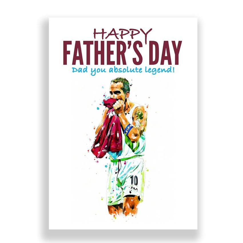 West ham United Father's Day Card | Paolo Di Canio