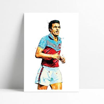 West Ham United | Trevor Brooking Art Print