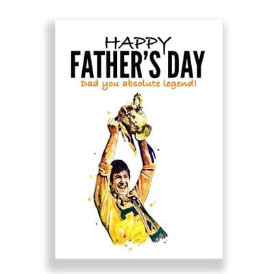 Wolverhampton Wanderers Father's Day Card | Emlyn Hughes