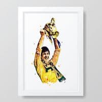 Wolverhampton Wanders | Emlyn Hughes Art Print
