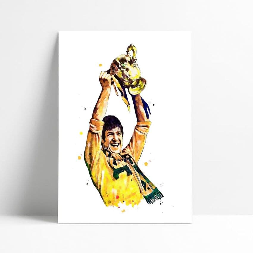 Wolverhampton Wanders | Emlyn Hughes Art Print