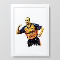 Wolverhampton Wanders | Steve Bull Art Print