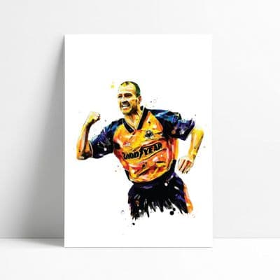 Wolverhampton Wanders | Steve Bull Art Print