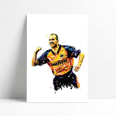 Wolverhampton Wanders | Steve Bull Art Print