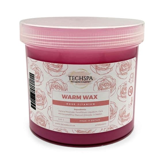 Pink Titanium Warm Wax Tub 500g