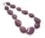 Chunky Purple Beaded Retro Design Matinee Length Necklace