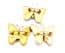 Collection Of Three Enamel Butterfly Design Retro Brooches