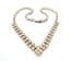 intage Rhinestone Set Ornate Chevron Drop Style Statement Design Choker Necklace