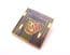 Large Cloisonne Rennie Mackintosh Style Design Glasgow Rose Flower Detailed Scarf Clip