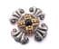 Large Premier Designs Maltese Cross Style Gothic Influenced Design Brooch