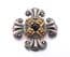 Large Premier Designs Maltese Cross Style Gothic Influenced Design Brooch