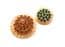 Two Vintage Rhinestone Set Abstract Modernist Design Circular Shaped Mid Century Brooches