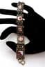 Vintage AA Lyon French Enamel Silver Plated Souvenir Design Bracelet