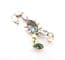 Vintage Abalone Shell Alpaca Silver Mexican Made Scorpion Design Brooch