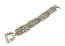 Vintage Alice Seely Retro Geometric Design Panel Bracelet