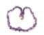 Vintage Amethyst Gemstone Chip Short Length Necklace