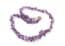 Vintage Amethyst Gemstone Chip Short Length Necklace