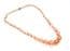 Vintage Art Deco Pink Glass Beaded Choker Necklace