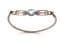 Vintage Bangle Sterling Silver And Blue Topaz Rennie Mackintosh Style Bracelet