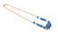 Vintage Blue Glass Bead Detailed Retro Design Choker Necklace