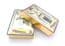 Vintage Boxed And Sealed US Theme Waddingtons Gold Edged Mid Century Playing Cards
